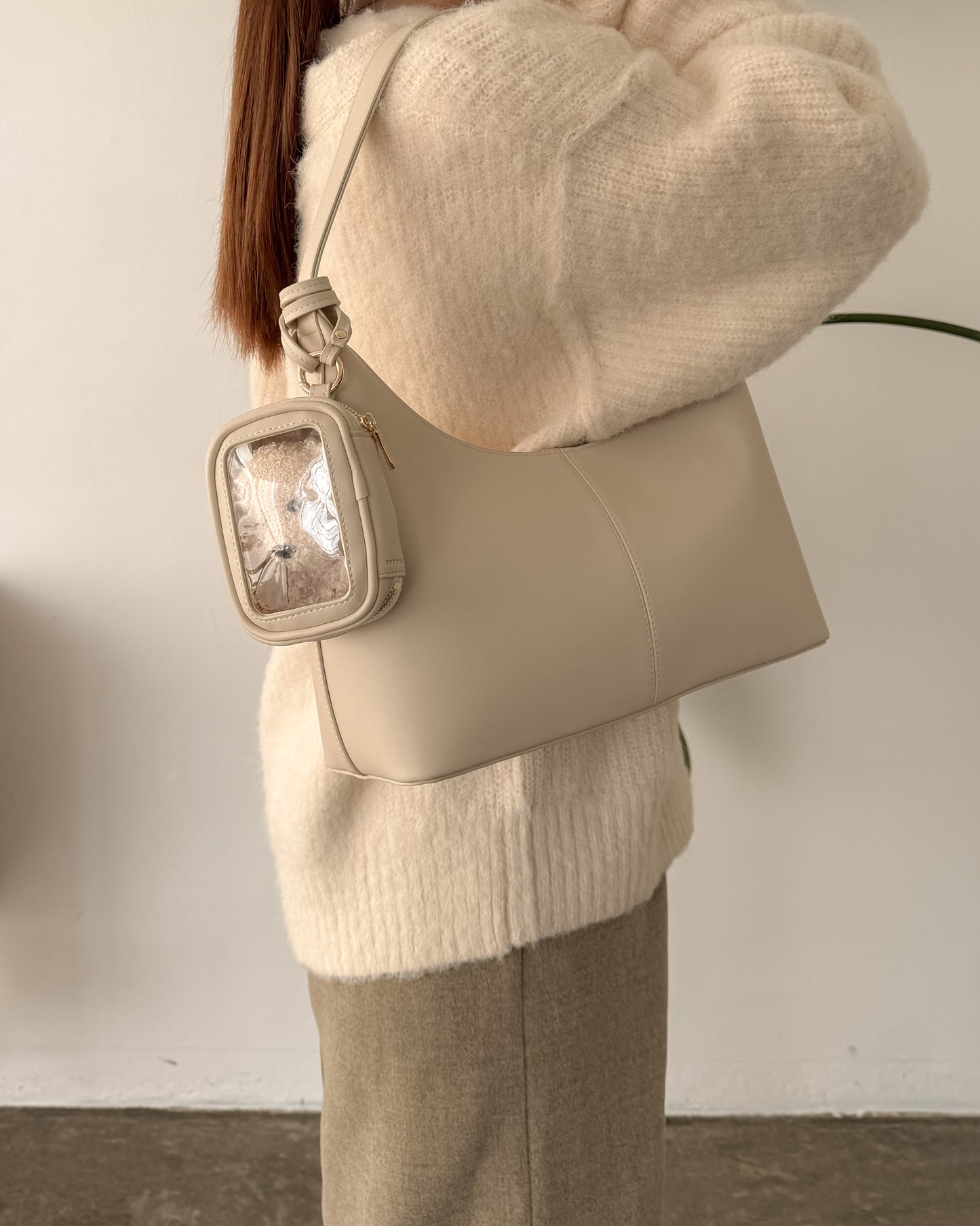 ポーチ付き 2WAY ワンハンドルバッグ