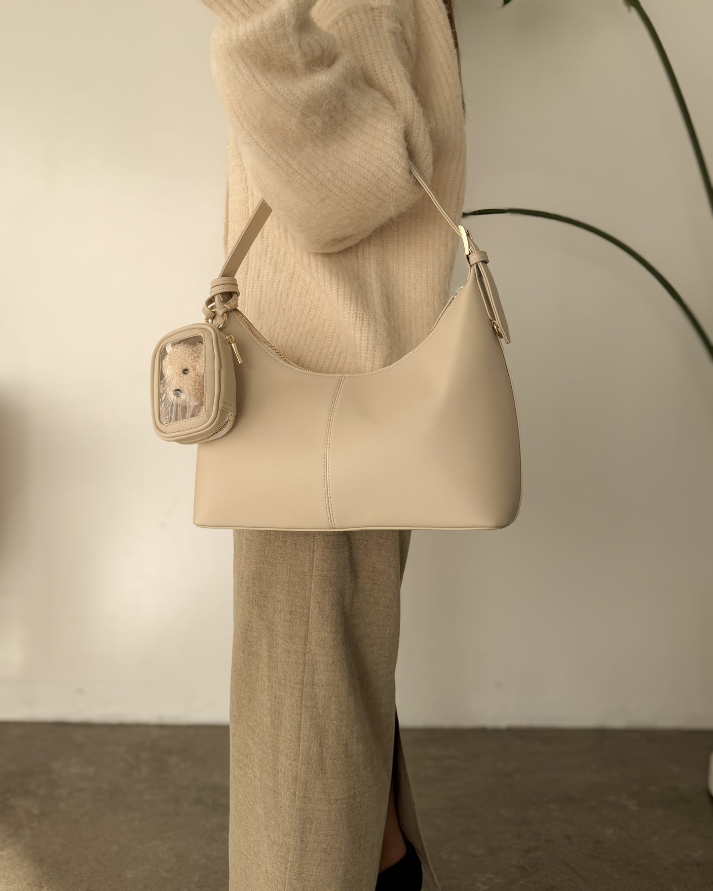 ポーチ付き 2WAY ワンハンドルバッグ