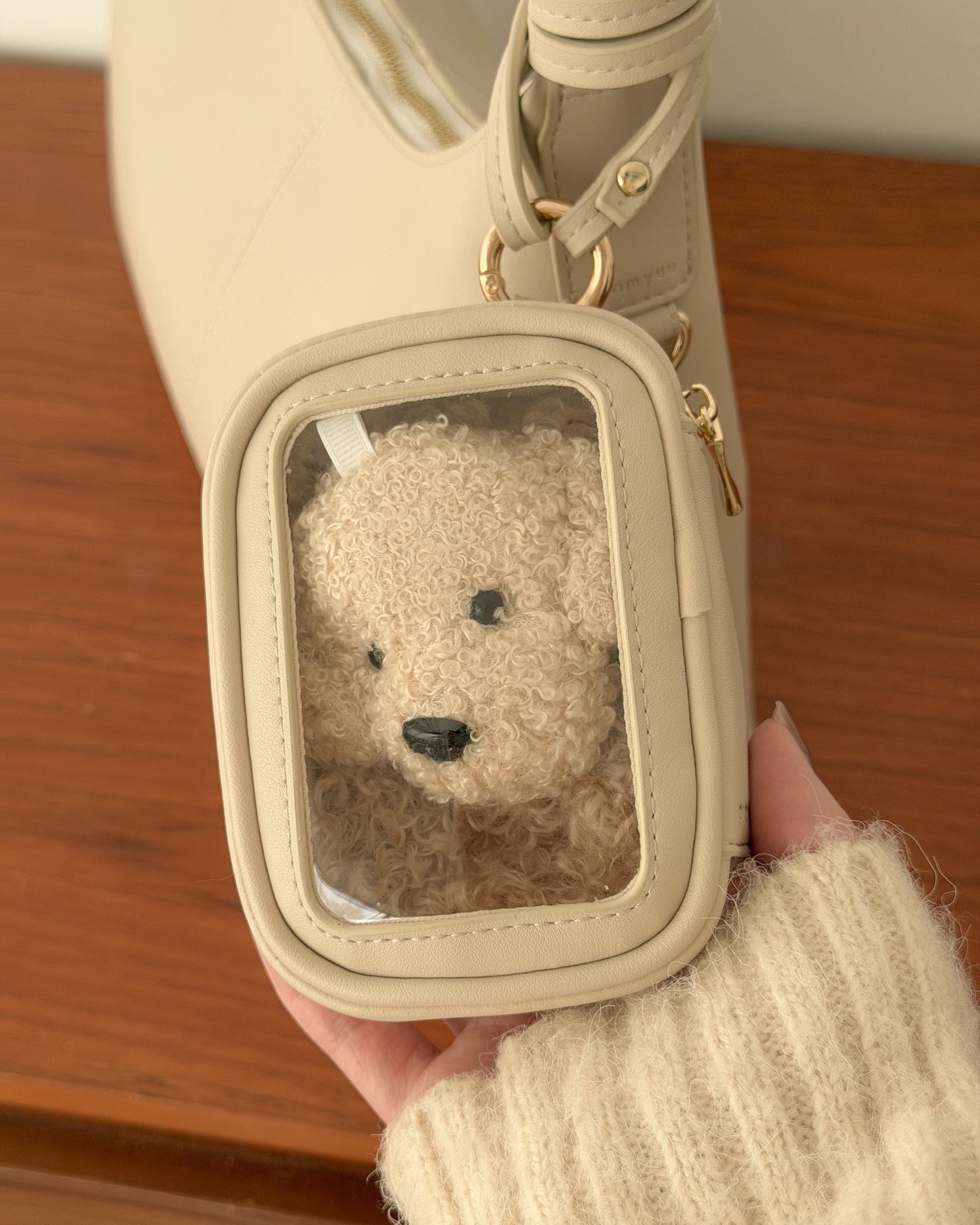 ポーチ付き 2WAY ワンハンドルバッグ