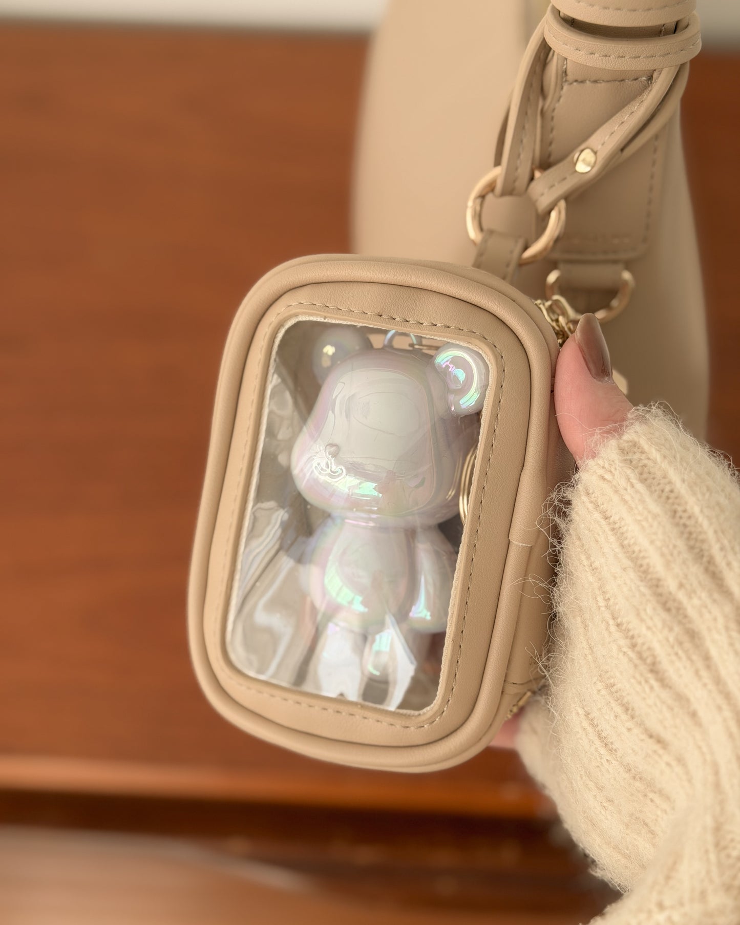 ポーチ付き 2WAY ワンハンドルバッグ