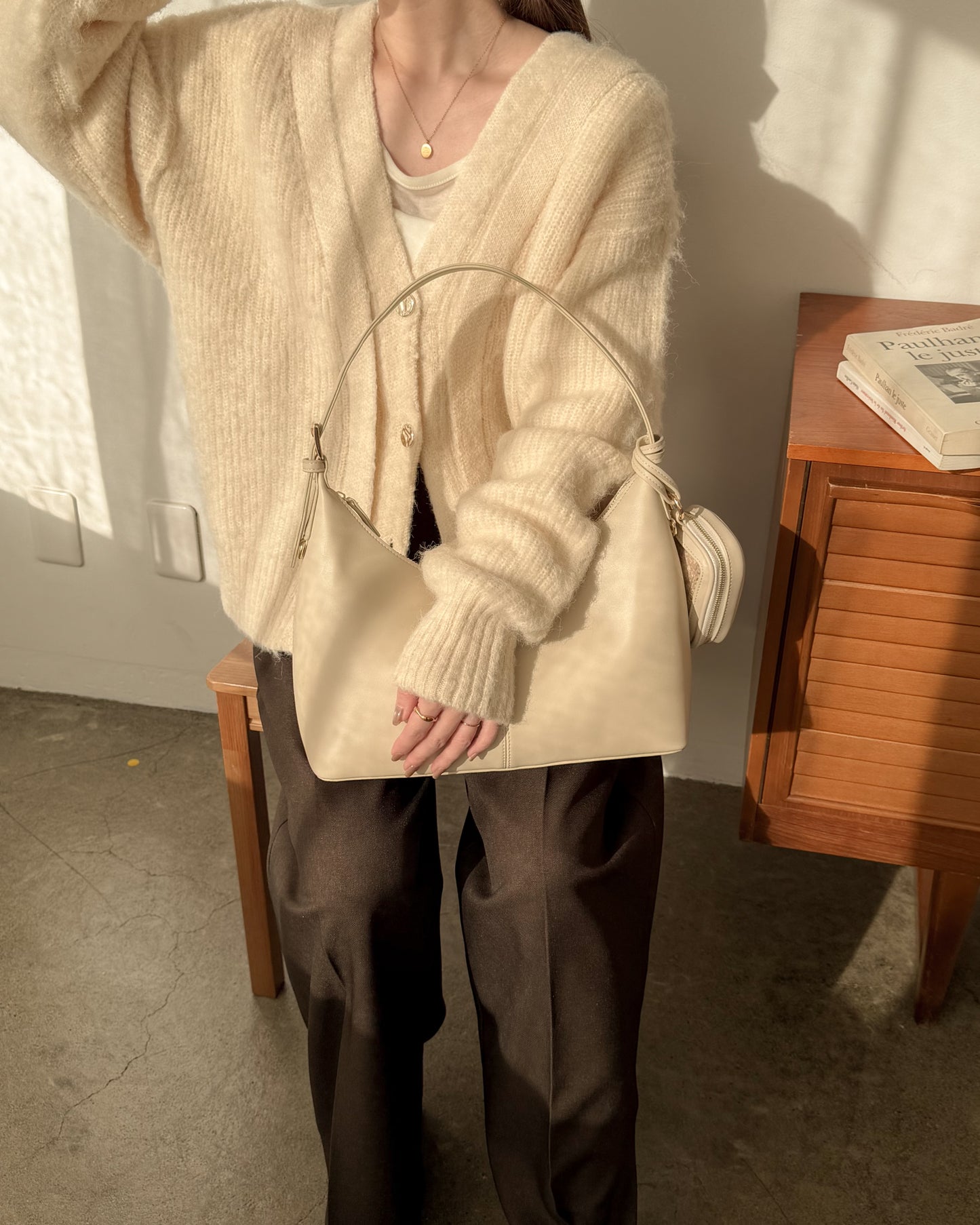 ポーチ付き 2WAY ワンハンドルバッグ