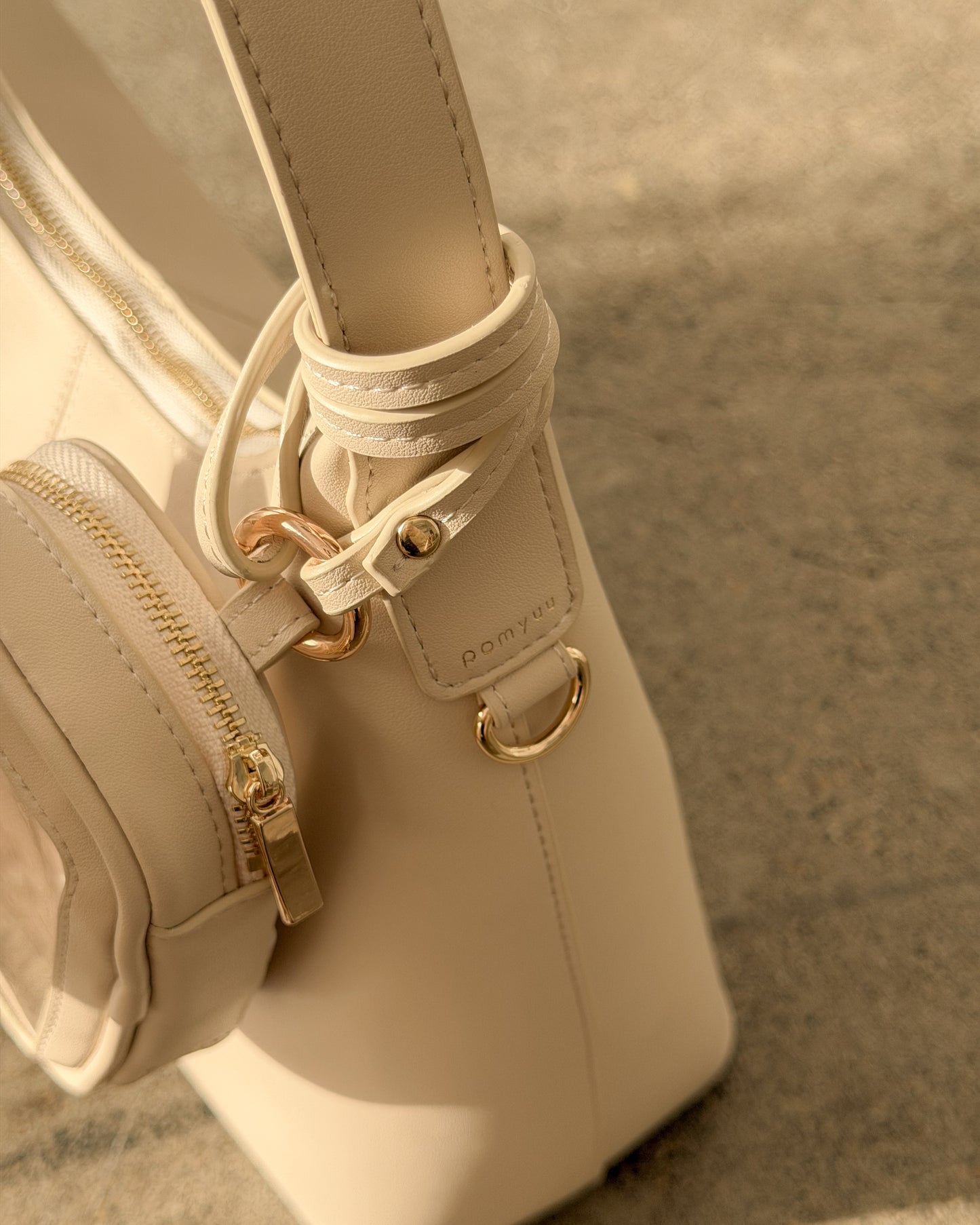 ポーチ付き 2WAY ワンハンドルバッグ