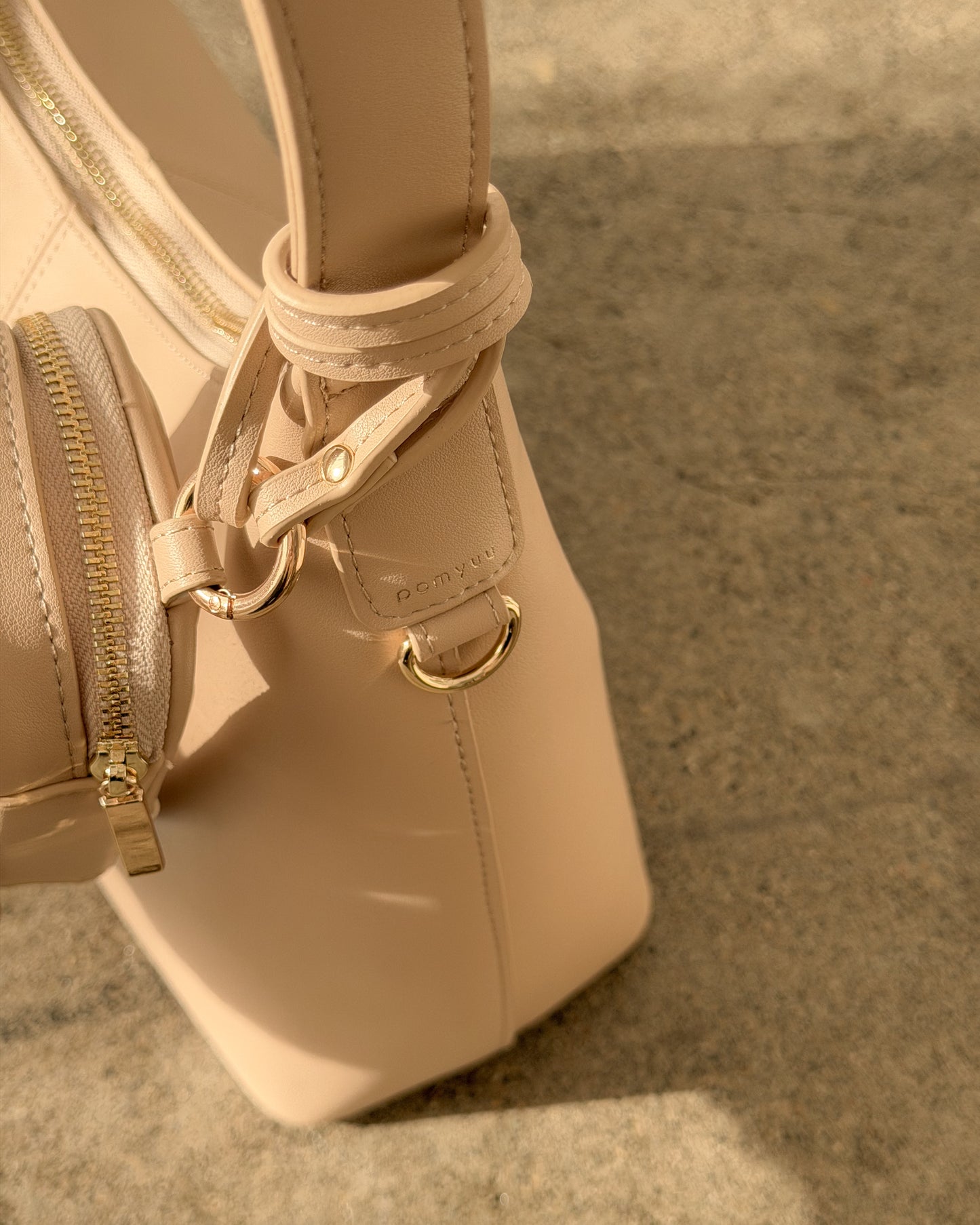 ポーチ付き 2WAY ワンハンドルバッグ