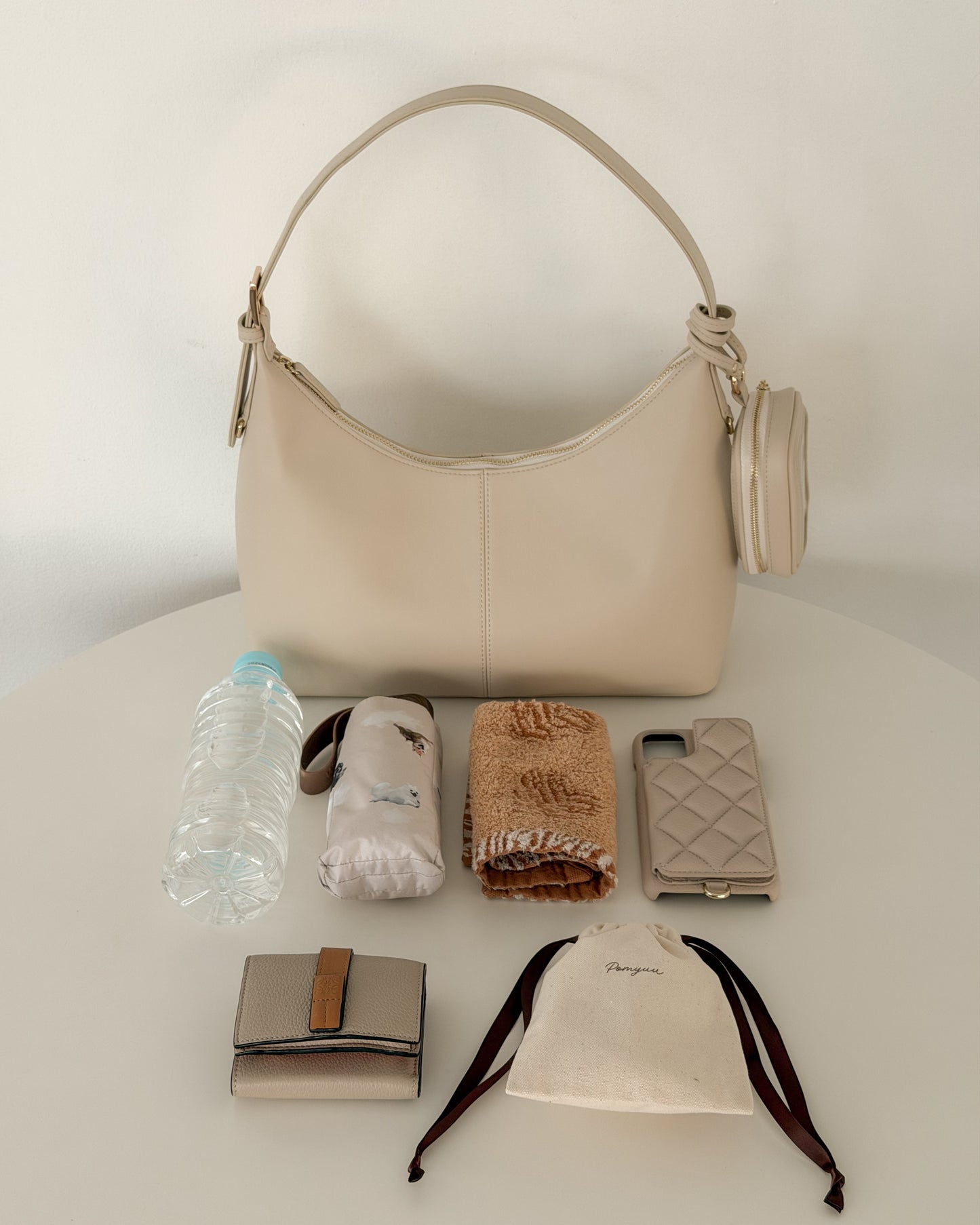 ポーチ付き 2WAY ワンハンドルバッグ