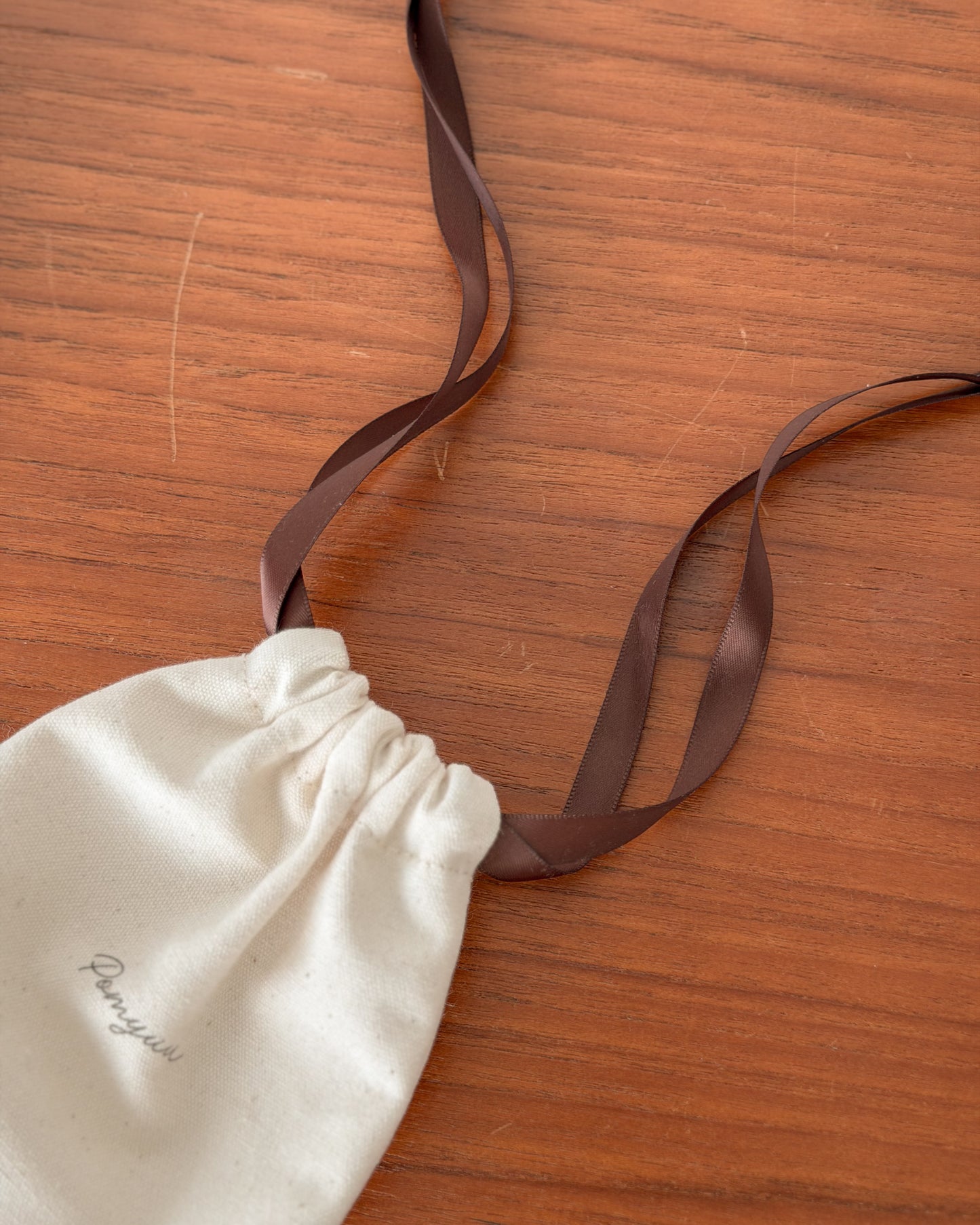 コットン巾着ポーチ 2サイズセット